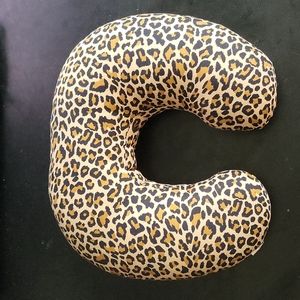 Neck rest pillow- Animal print - good for travel